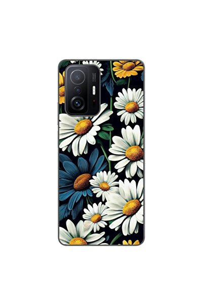 OEM Case compatible with Xiaomi Mi 11T, Mi 11T Pro Silicone Gel Tpu Daisy Pat...