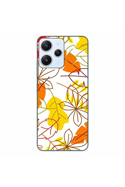 OEM Case compatible with Xiaomi Redmi 12 4G Silicon Gel Tpu Pattern Autumn Vi...