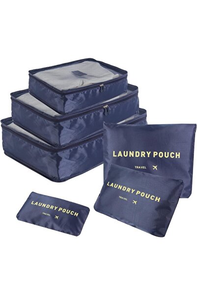 urevo 6-Piece Travel Luggage Organizer Set, Waterproof Packing Cubes and Laun...