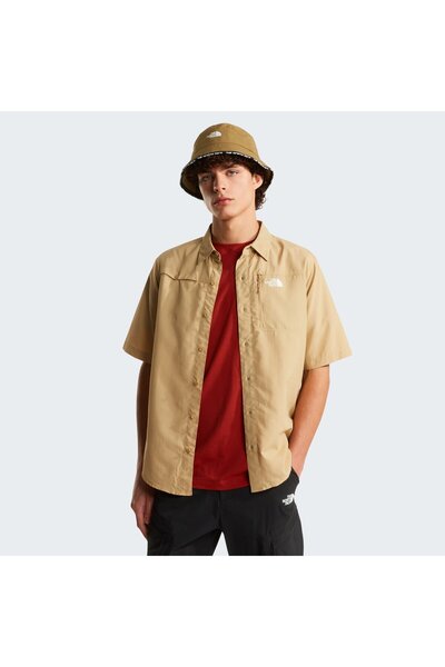 THE NORTH FACE F0A8FU6LK51-R M Sequoıa Short Sleeve Shırt Erkek G&amp;ouml;ml...