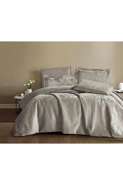 Alhabib bedding Nera Ultra Soft Double Microfiber Mattress Protector Dark Lea...
