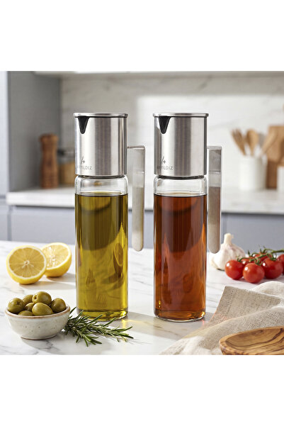 Aryıldız Steel Oil Container/Cooking Oil Container Set 220 ml