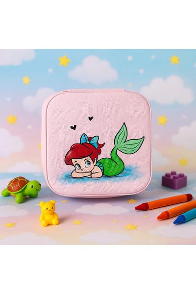 X Design Hand-Painted Jewelry Box – Mermaid Design