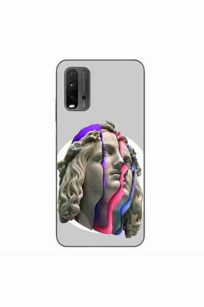 OEM Case compatible with Xiaomi Redmi 9T Silicone Gel Tpu Pattern Neon Ruins