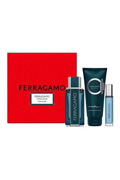 Salvatore Ferragamo Σετ Δώρου Ferragamo Intense Leather Eau de Parfum, 100ml ...