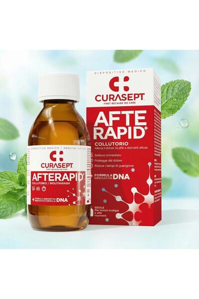 CURASEPT Afterapid Στοματικό Διάλυμα για Άμεση Ανακούφιση & Προστασία Ούλων 1...