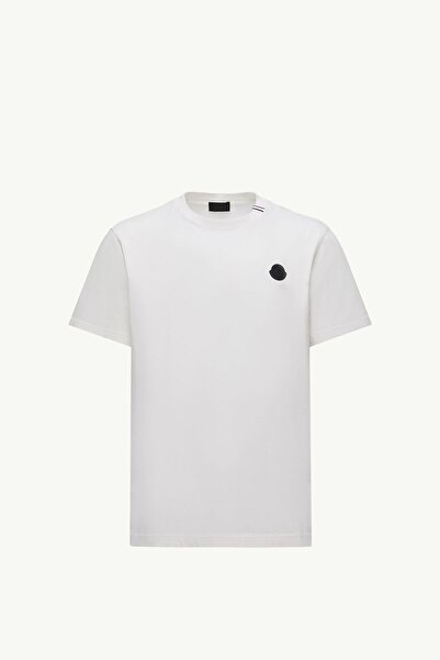 MONCLER GRENOBLE Üç Şerit Logolu Pamuklu Tişört