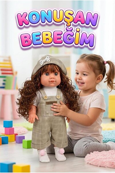 Tıfıl Toys Lucia Girl Konuşan 35 cm - Etkileşimli Kolları Bacakları ve Kafası...