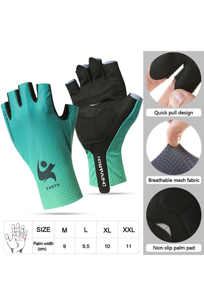 choice2 L Green GTUBIKE Cycling Half-finger Gloves Spring Summer Non-slip Exe...