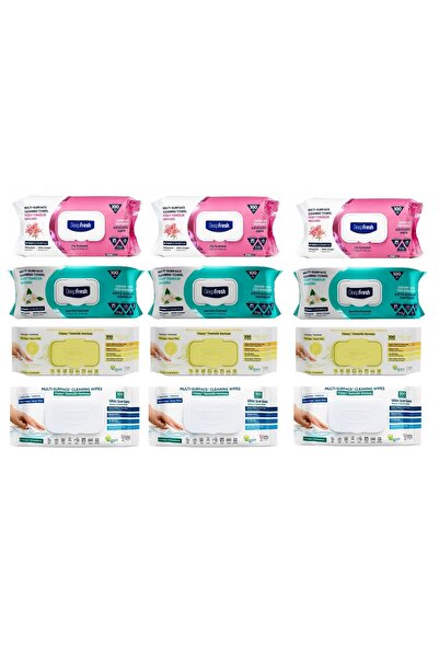 Deep Fresh Servetele umede pentru multi suprafete cu bicarbonat si otet 100 b...