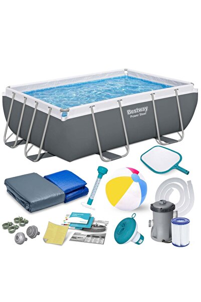 BESTWAY Piscină de grădină cu cadru 282 x 196 x 84 cm 16-în-1 56629N