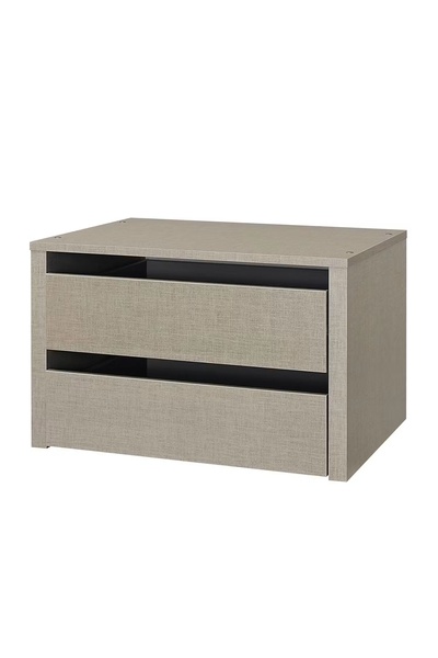 OEM Σετ Crato με 2 συρτάρια, 60x39x45 εκ., λακαριστή μοριοσανίδα με σχέδιο, όψη