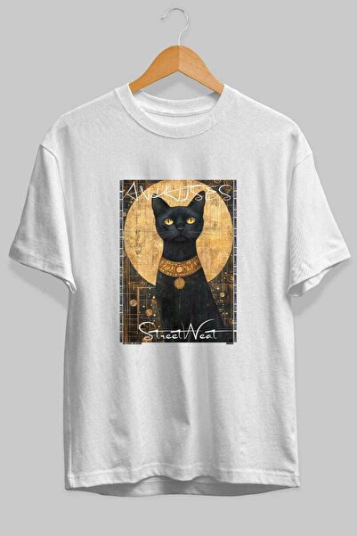 Ankhises Μπλουζάκι  "For the Love of Cats " με στάμπα γάτας στο μπροστινό μέρ...