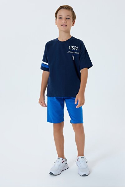 U.S. Polo Assn. ERKEK ÇOCUK BERMUDA TAKIM, İki İplik, %100 Pamuk / %100 Cotton