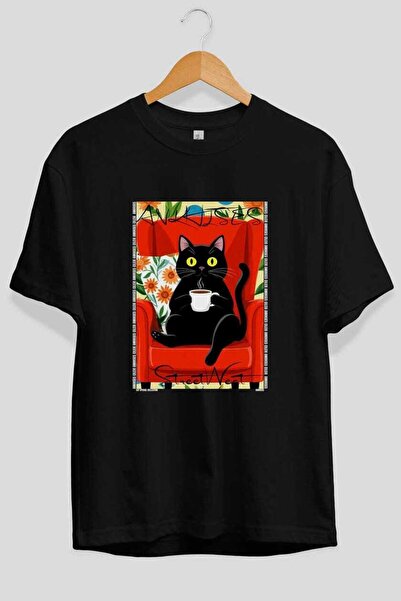 Ankhises Μπλουζάκι  "For the Love of Cats " με 24 σχέδια γάτας στο μπροστινό ...