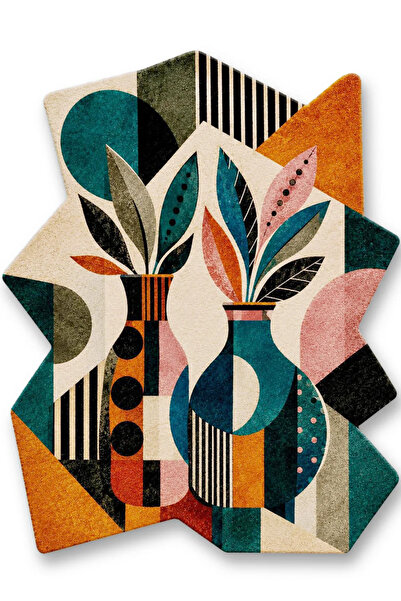 Rugs Modern Halı SDTAMOR Geleneksel Tema Desenli Modern Dokuma Taban Dekorati...