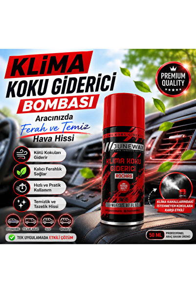 cabbaroğlu ticaret Klima Koku Giderici Bombası 150 ml - Araç İçi Koku Gideric...