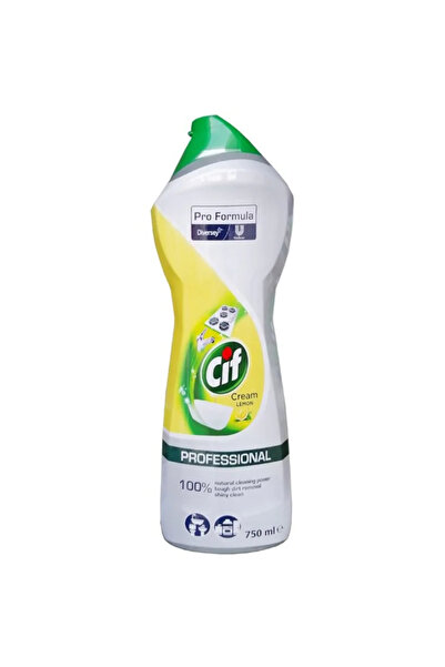 Cif Solutie universala, crema de curatat non-abraziva, Professional Lemon 750ml