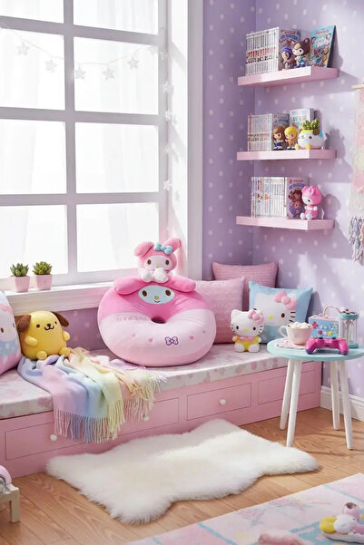 Miniso Sanrio licensed my melody sitting cushion - soft comfortable decorativ...