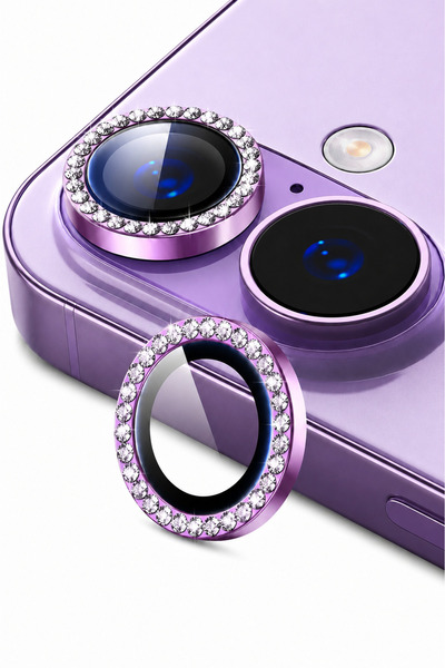 bzontech iPhone 17 Compatible (with Stone - Without Stone) Camera Lens Protector