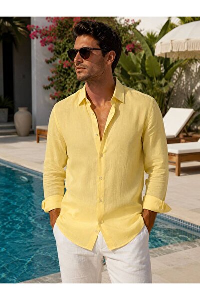 ONUR ERBİL MODA Vual Gömlek – Oversize Rahat Kalıp Yazlık İnce Dokulu Gömlek