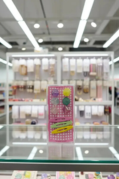 Miniso مجموعة مشابك شعر للأطفال مرخصة بتصميم ماكارون، 10 قطع - إكسسوارات شعر ...