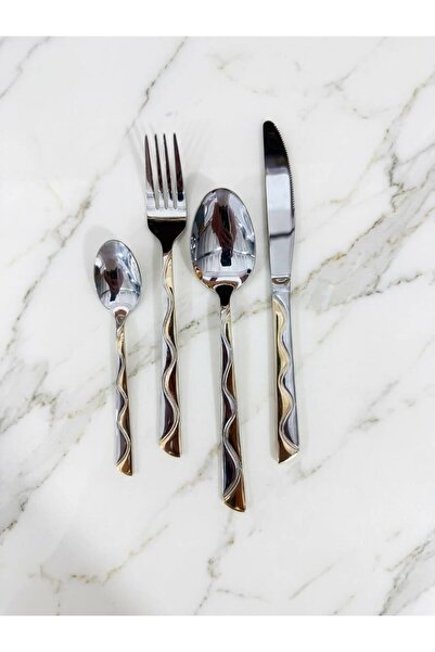 ALTCEVA Set tacamuri Spiral, inox, 24 piese