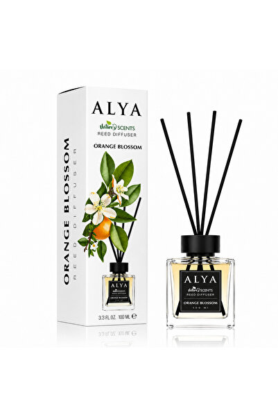 ALYA Odorizant de cameră cu bețișoare Nature Scents, Flori de portocal, 100 ml