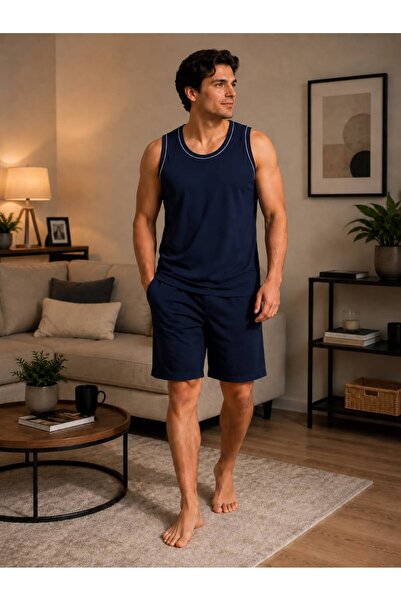 DRESSY LIFE Σετ πιτζάμες για το σπίτι με αμάνικο σορτς