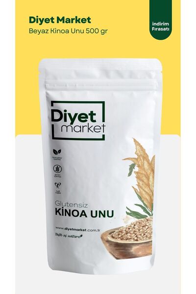 500 Gr Glutensiz Beyaz Kinoa Unu / Katkısız & Doğal