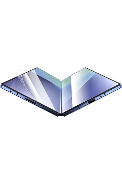 SilverCars Crystal Combo 2.5D Hd Screen Protector Compatible with Galaxy Z Fo...