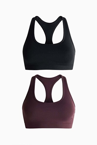 H&M 2-pack Seamless Sports bras with DryMove™