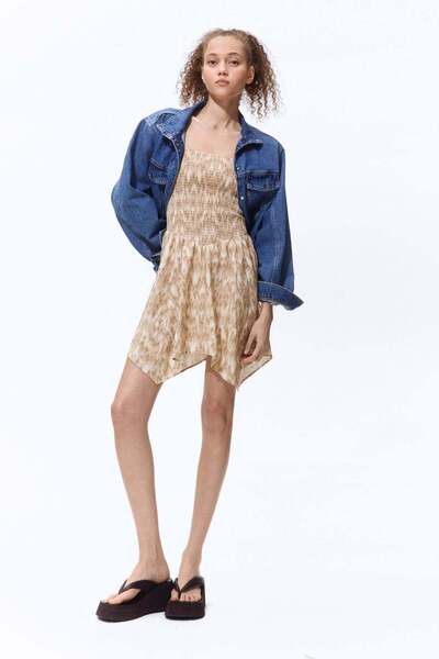 H&M Smocked strappy dress