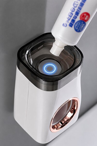 innoway Diş Macunu Sıkacağı Otomatik Dispenser – Duvara Monte Yapışkanlı Diş Macunu Aparatı