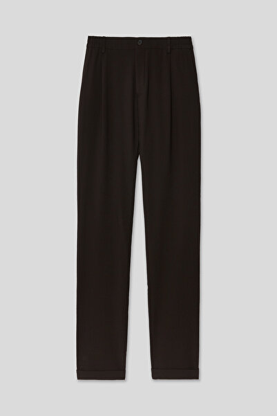Twn Relaxed Fit Brown Jogger Pants