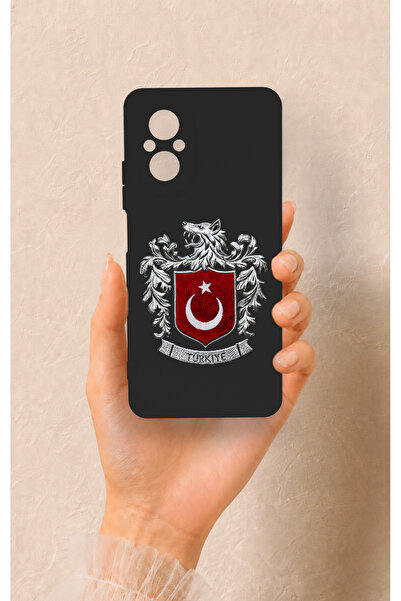 Vip Case Realme 12 Lite Uyumlu Türk Arma Desenli Silikon Kılıf