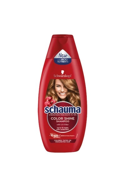 Schauma Șampon pentru femei, Schauma, Păr strălucitor, 400 ml