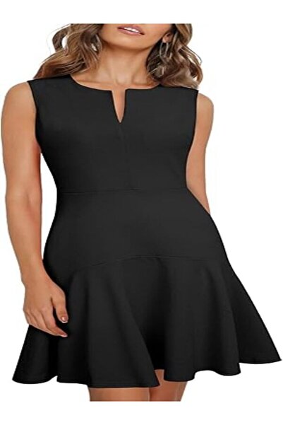 Homeyee A311 Women's Elegant V-Neck Sleeveless Rockabilly Swing Summer Casual...