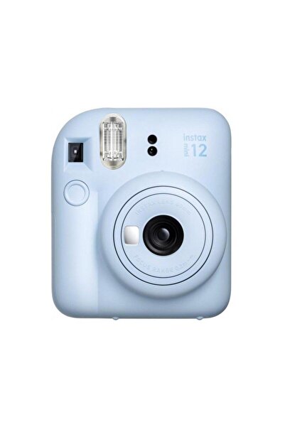 Fujifilm Cameră instantanee Instax Mini 12 Albastru Pastel + Film lucios Inst...