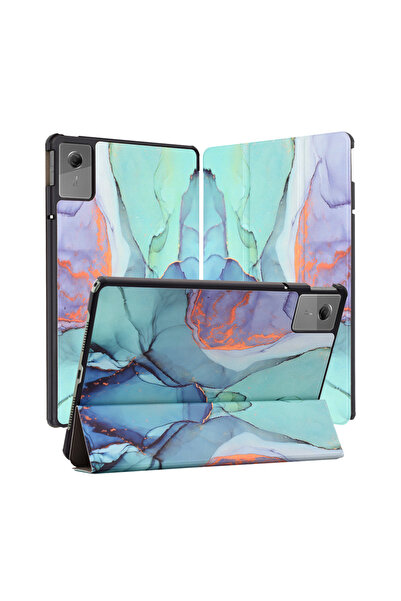 Techsuit Husa pentru Lenovo Idea Tab 11, FoldPro, protectie antisoc, Green Time