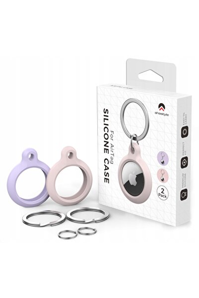 AhaStyle Inel Cheie Airtag, TPU, Carcasa De Protectie, Compatibil Cu Apple Ai...