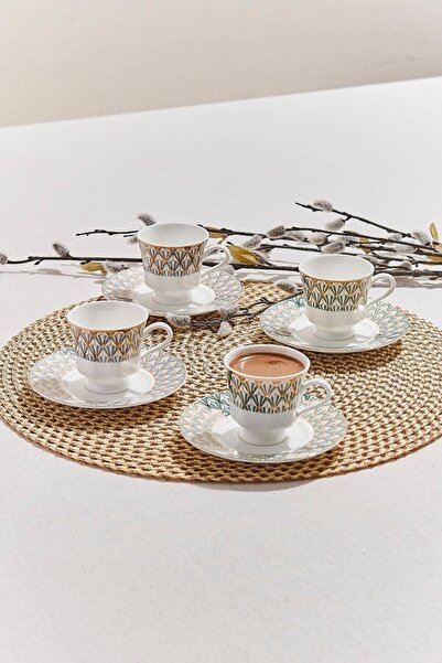 Paşabahçe Turkish Coffee Cup Set of 4 80 Cc