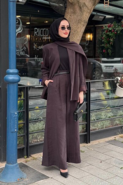 QOOQ STORE QOOQ Rafa Pantolonlu Takım 26SS600T Bitter