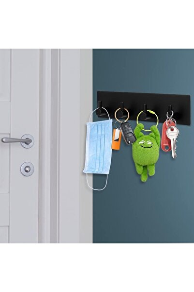 Arabest 1PCS Key Holder,Stainless Steel Hook,for Wall Decorative, Adhesive Ke...