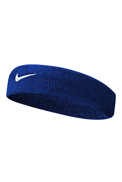 Nike N.101.2407 Κλασική κορδέλα μαλλιών Swoosh Μπλε