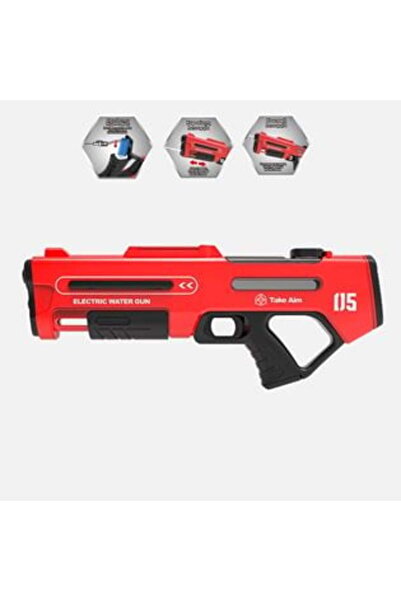 Jumbo Pistol cu apă electric roșu 43 cm