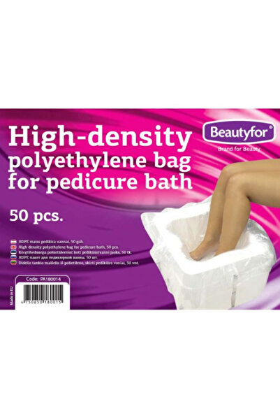 Beautyfor Pungi de unica folosinta din polietilena pentru pedichiura - Polyet...