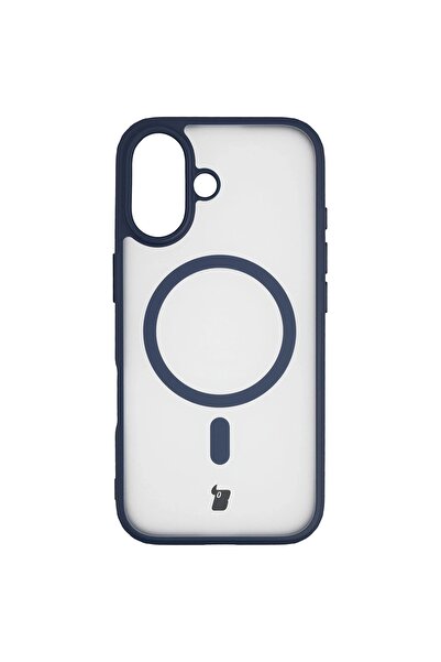 BizonMobile Husă Bizon MatteO compatibilă MagSafe pentru iPhone 17 - Albastru
