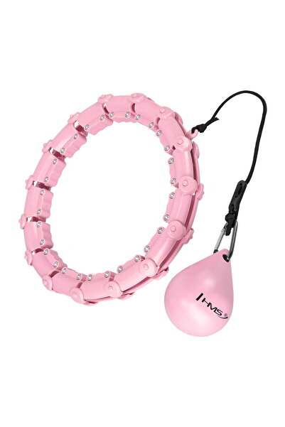 HMS HHW02 HULA HOP ROZ DESCHIS CU NUCI ȘI GREUTATE