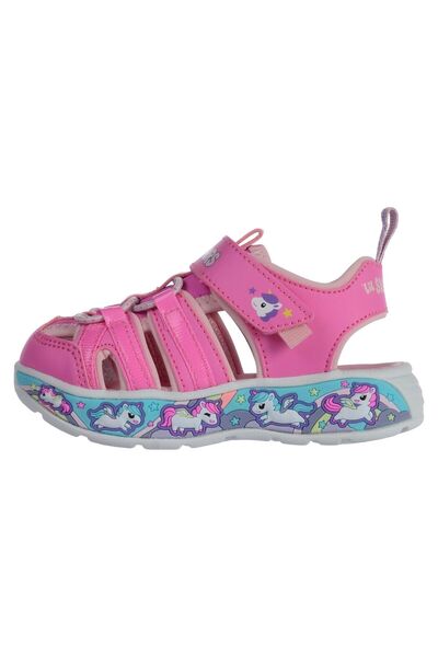 SKECHERS Play Scene Splash - Sandale drăguțe pentru copii - 303162N-PKLP